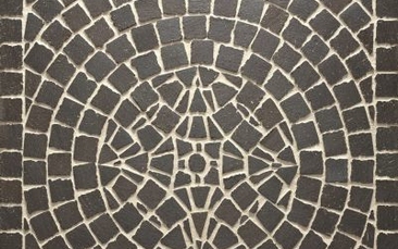 Клинкерная брусчатка мозаика 609 umbra ferrum
