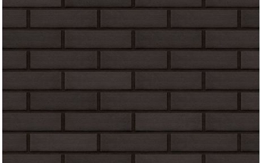 Клинкерная фасадная плитка Volcanic black (18) Вулканический черный